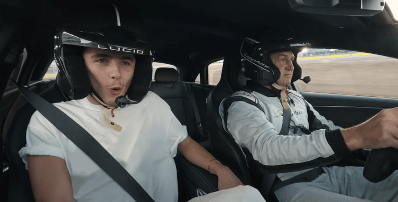 티모시 샬라메와 벤 콜린스 / 사진=루시드 공식 유투브 채널
