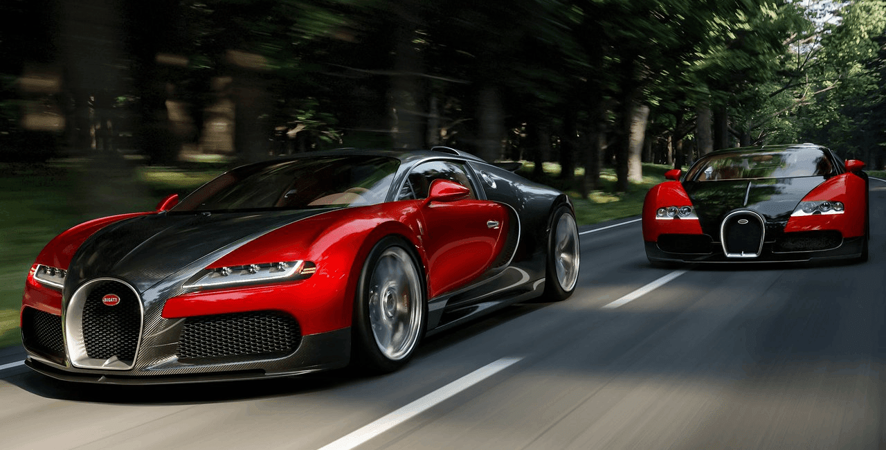 부가티 베이론과 FKP 오마주 / 사진=부가티