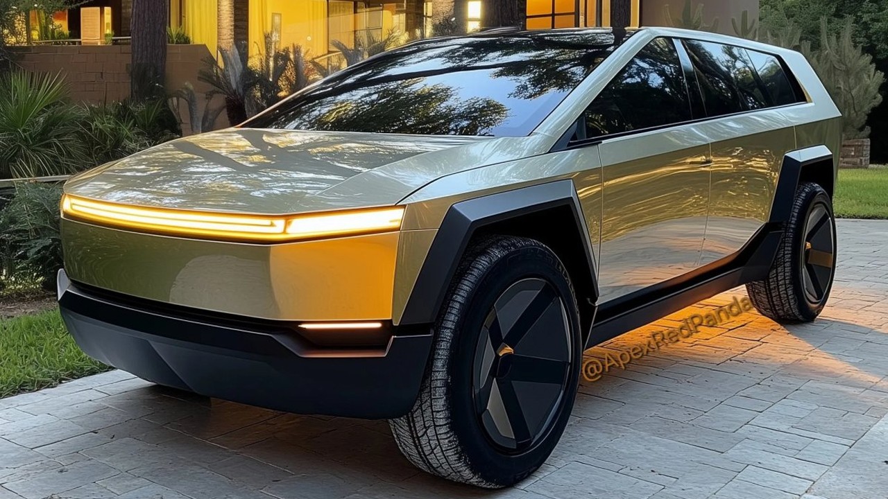 테슬라 사이버트럭 SUV 예상 렌더링 / 사진=apexredpanda