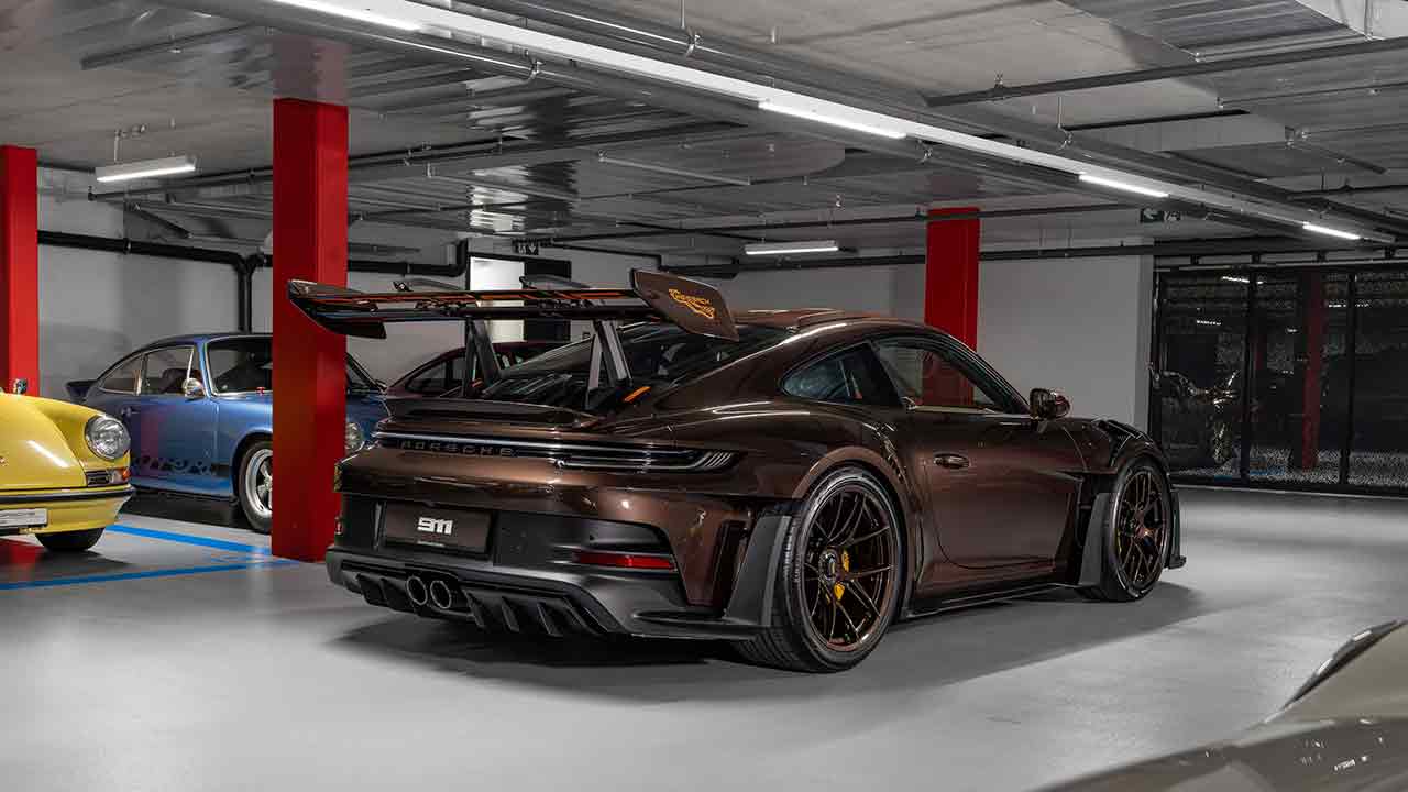 포르쉐&nbsp;2027년형 911 GT3 RS 존더분쉬 후면부 / 사진=포르쉐